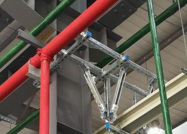 永清该抗震支架的整体式支吊架结构协调性好